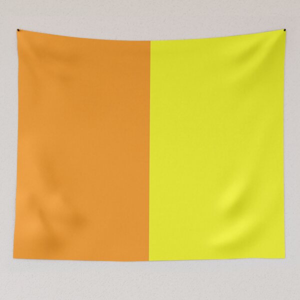 Item preview, Yellow Orange Two Tone Color Split designed and sold by PatternTitan.