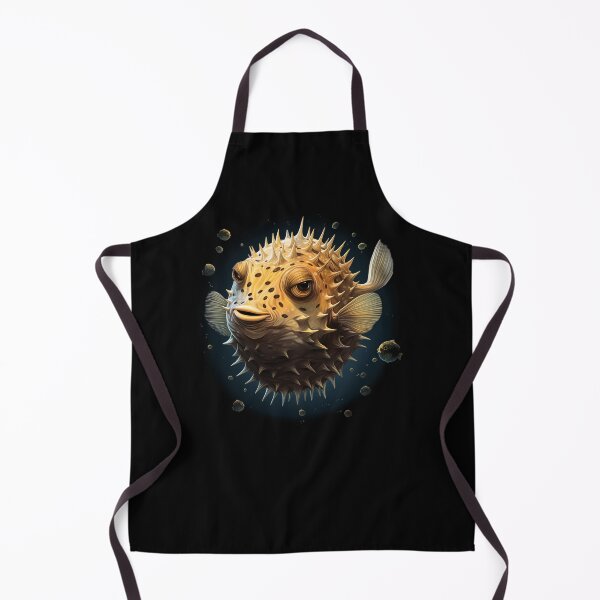 Item preview, Cute puffer fish in the sea designed and sold by DerSenat.