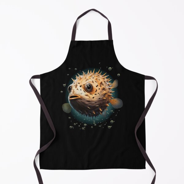 Item preview, Cute puffer fish in the sea designed and sold by DerSenat.
