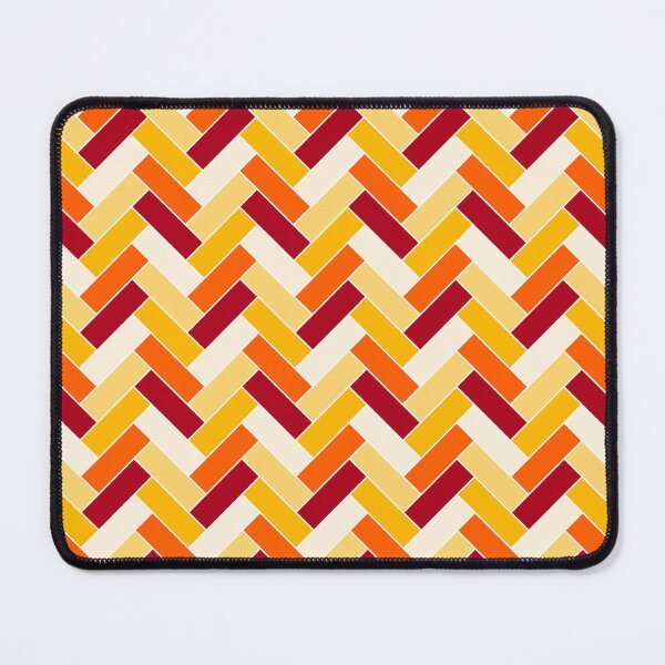 Item preview, Geometric Pattern: Herringbone Alt: Sunset designed and sold by Red Wolf.