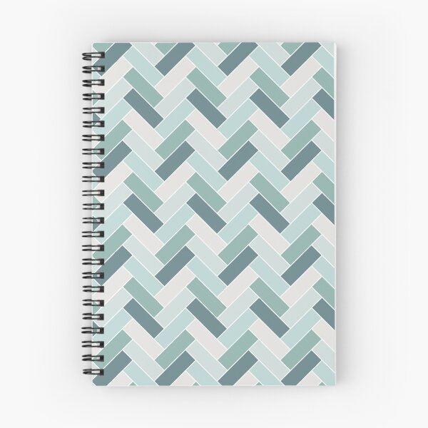 Item preview, Geometric Pattern: Herringbone Alt: Seafoam designed and sold by Red Wolf.