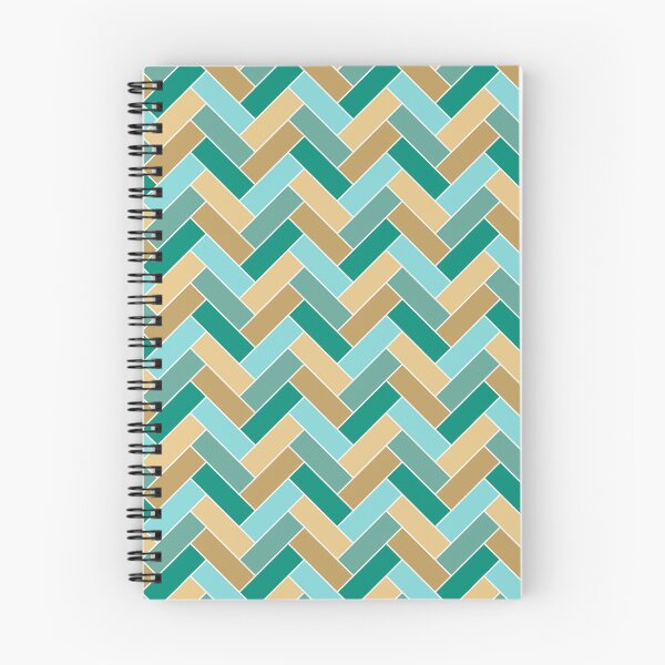 Item preview, Geometric Pattern: Herringbone Alt: Turquoise designed and sold by Red Wolf.