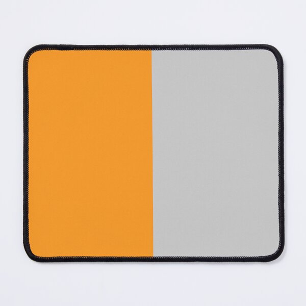 Item preview, Ash Gray Orange Two Tone Color Split designed and sold by PatternTitan.