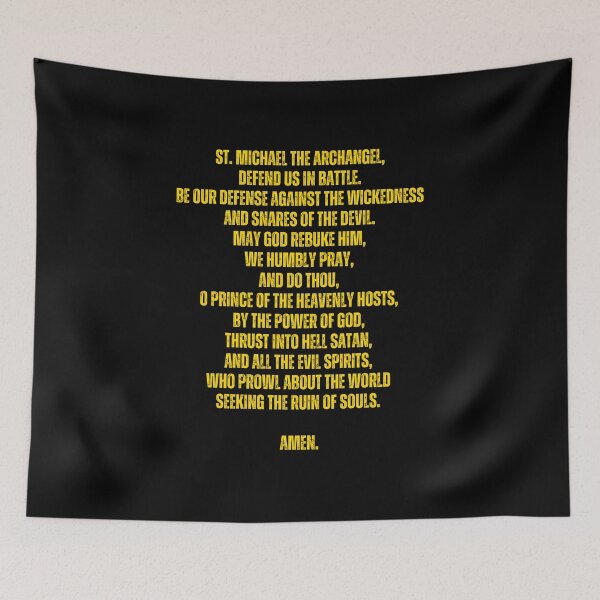 Item preview, Prayer to St. Michael the Archangel designed and sold by lachataigne.