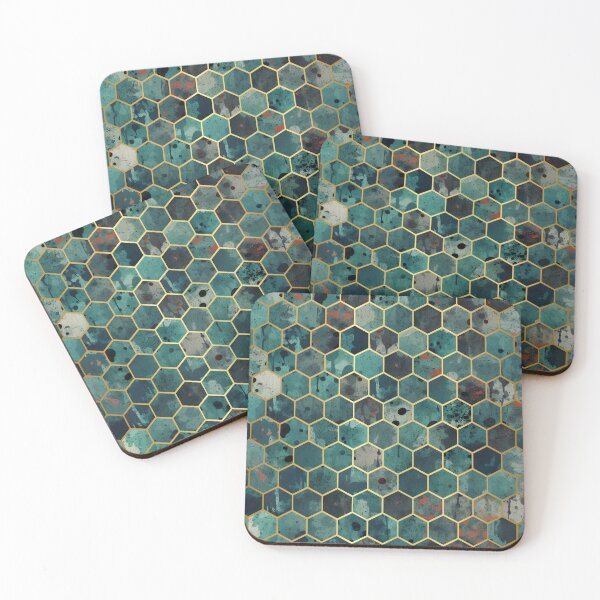Item preview, Honeycomb pattern | Hexagon | Colorful patchwork designed and sold by GeorgetaHere.