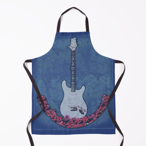 Item preview, Deadhead Guitar with Roses Batik style faded designed and sold by AuroraXGreen.