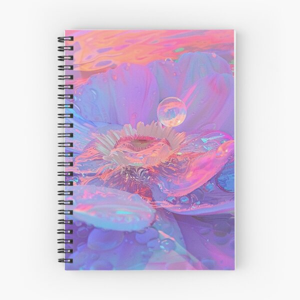 Item preview, Colorful water lily and water drop designed and sold by aghnadarragh.
