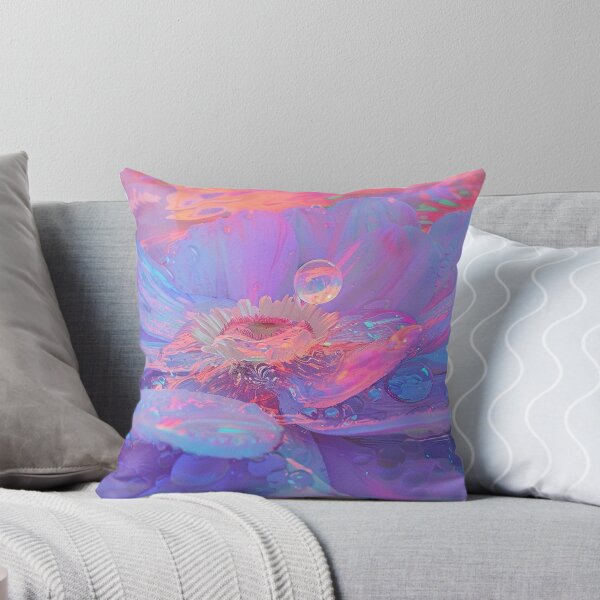 Item preview, Colorful water lily and water drop designed and sold by aghnadarragh.