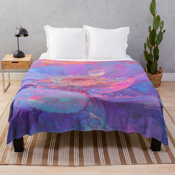Item preview, Colorful water lily and water drop designed and sold by aghnadarragh.