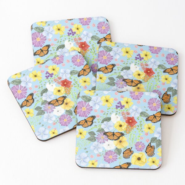 Item preview, Wildflowers of Carnarvon Gorge Blue Large Pattern designed and sold by greenerybywendy.