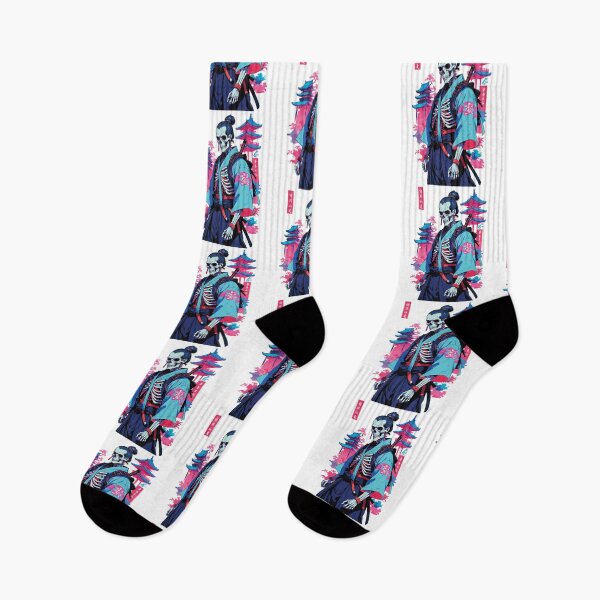 Item preview, Oni Skeleton Samurai Vaporwave Aesthetic designed and sold by LuminOrb.