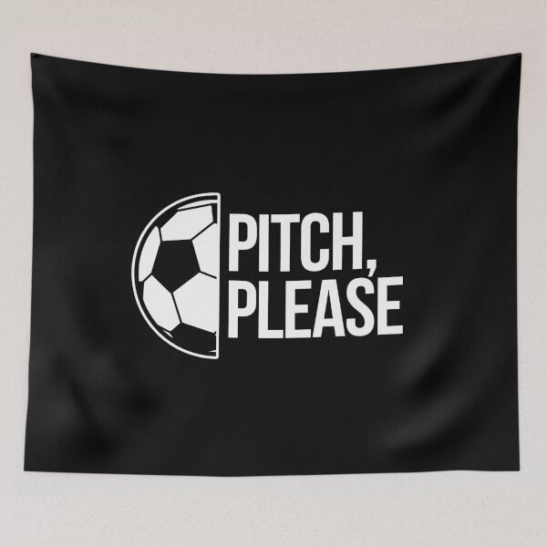 Item preview, Pitch please soccer football goal striker fan funny athlete ball designed and sold by w1ckerman.
