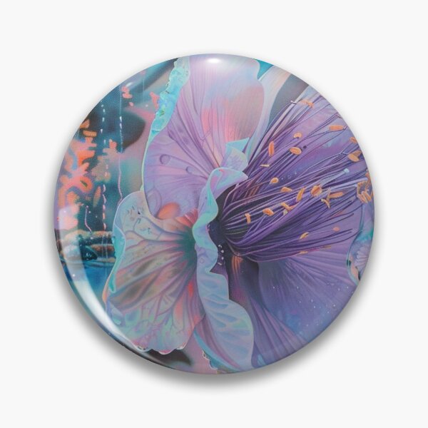 Item preview, Fantasy flower in purple designed and sold by aghnadarragh.