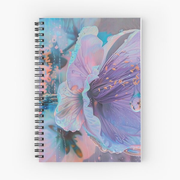 Item preview, Fantasy flower in purple designed and sold by aghnadarragh.