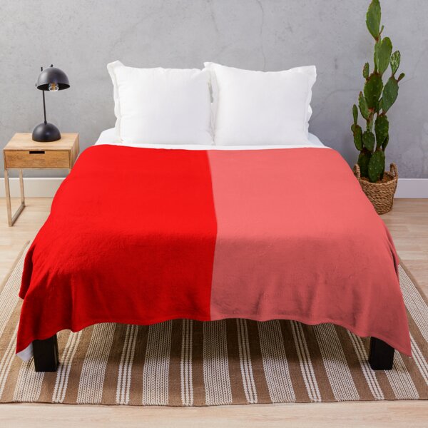 Item preview, Light and Dark Red Two Tone Color Split designed and sold by PatternTitan.