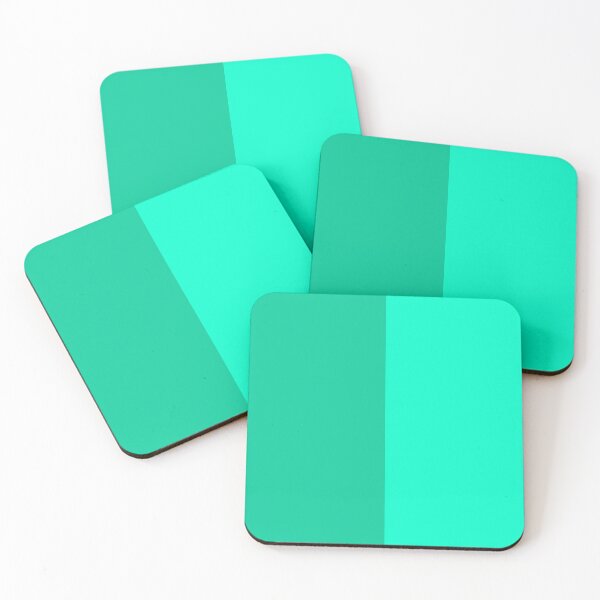 Item preview, Turquoise Teal Two Tone Color Split designed and sold by PatternTitan.