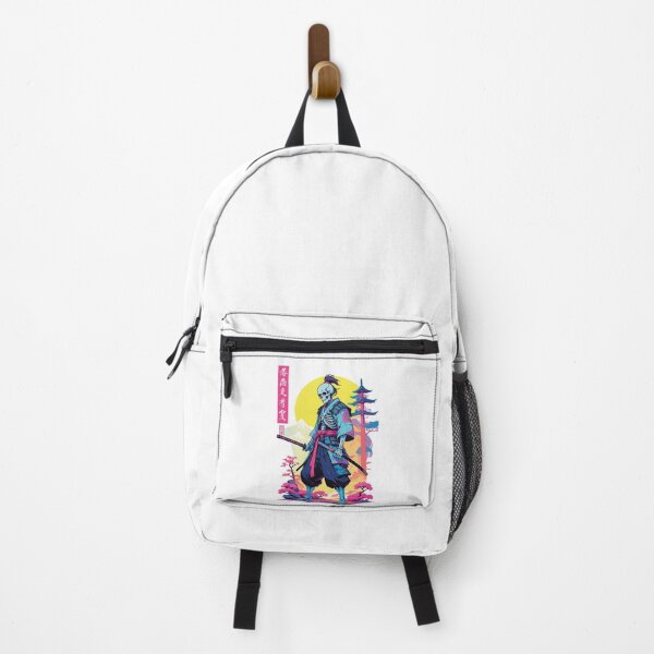 Item preview, Oni Skeleton Samurai Vaporwave Aesthetic designed and sold by LuminOrb.