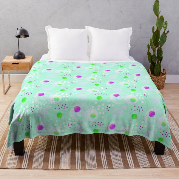 Item preview, light green purple creative polka dots | eccentric style dot pattern designed and sold by lausn.