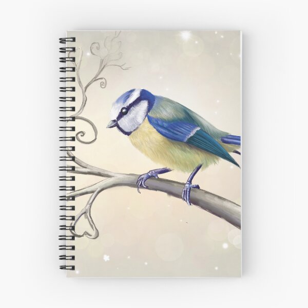 Item preview, The messenger - Blue Tit designed and sold by Rachel Blackwell.