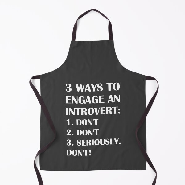 Item preview, Three Ways to Engage an Introvert / Introvert Joke designed and sold by introvertvibes.