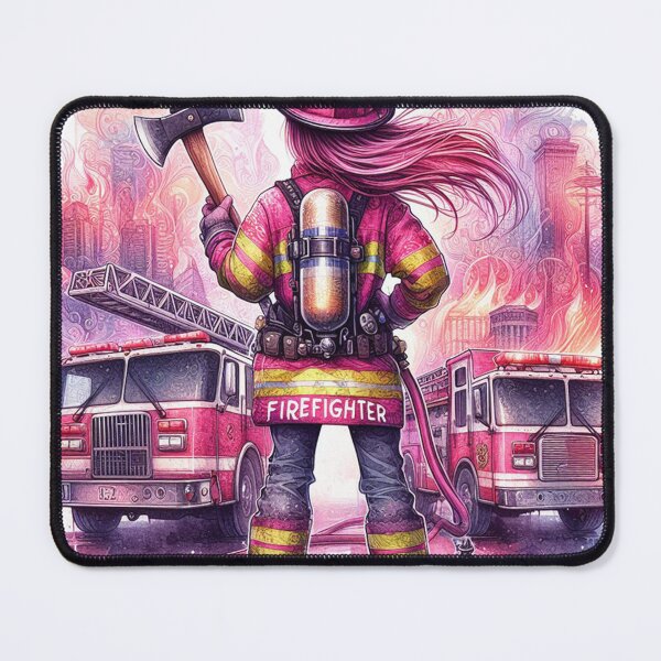 Item preview, Female Firefighter designed and sold by devonclemon.