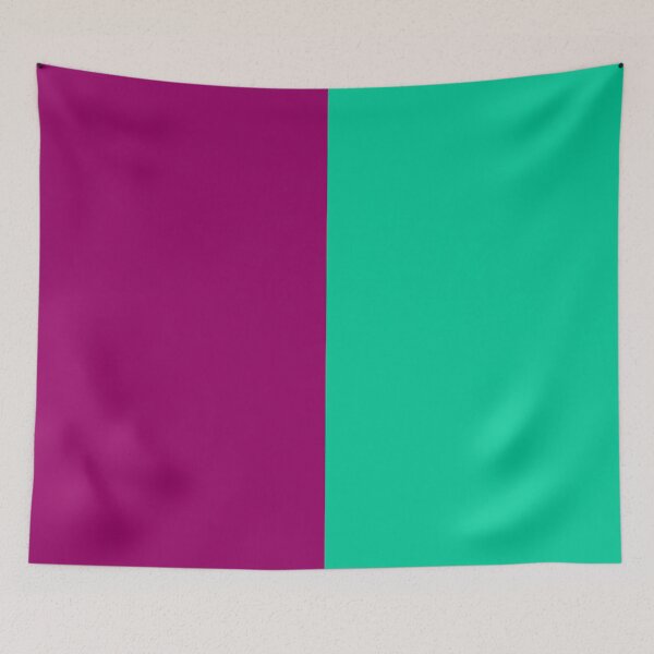 Item preview, Purple Teal Two Tone Color Split designed and sold by PatternTitan.