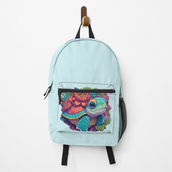 Item preview, Happy Sea Turtle with Flowers designed and sold by FocusChillax.