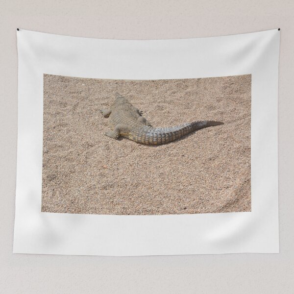 Item preview, walking away crocodile on sand designed and sold by Hilbert72.