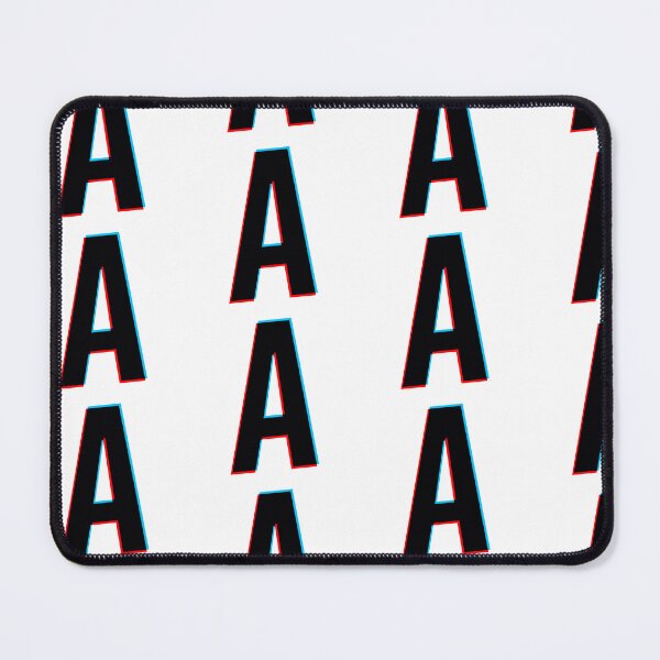 Item preview, Letter A with red and blue lines designed and sold by MUJU-pixel.