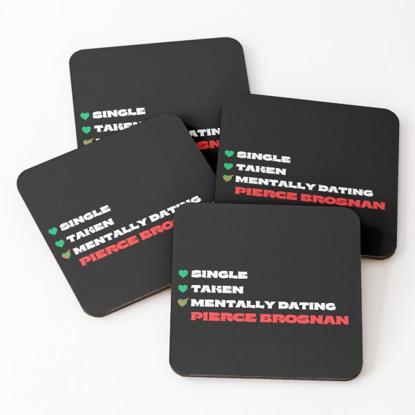 Item preview, Mentally Dating Pierce Brosnan - White Fonts designed and sold by Itsheartshop.