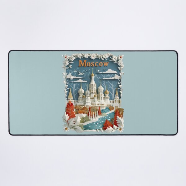 Item preview, Moscow, Russia, Cities of the World, Vintage style designed and sold by emaga.