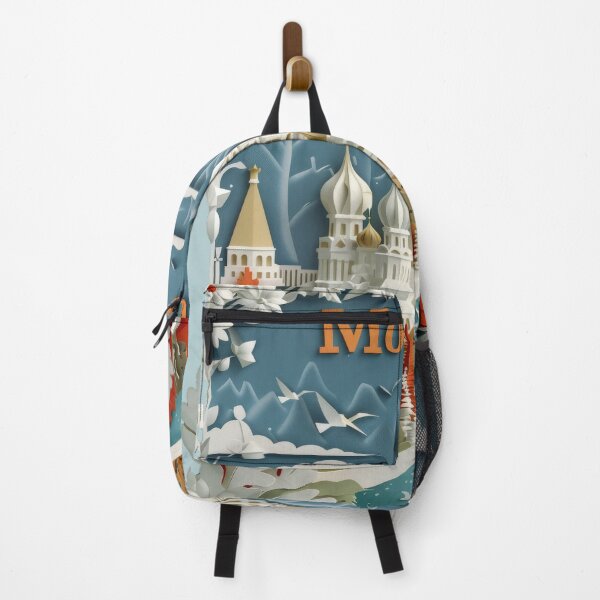 Item preview, Moscow Russia - Vintage City Travel Poster designed and sold by Emaga Digital Studio.
