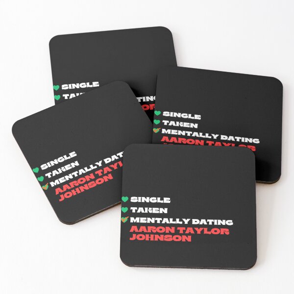 Item preview, Mentally Dating Aaron Taylor Johnson - White Fonts designed and sold by Itsheartshop.