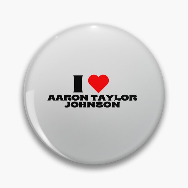 Item preview, I Love Aaron Taylor Johnson - Black Fonts designed and sold by Itsheartshop.