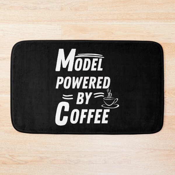 Item preview, Model powered by coffee designed and sold by annoying-shirts.