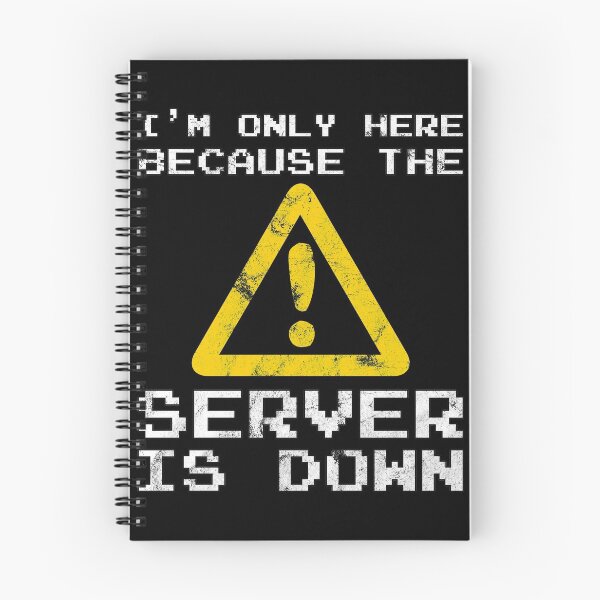 Item preview, Server Is Down Gamer Funny Quote Distressed T-Shirt Gift designed and sold by SusurrationStud.