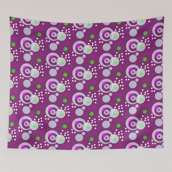 Item preview, Purple bright creative polka dots | eccentric artsy style dot pattern designed and sold by lausn.
