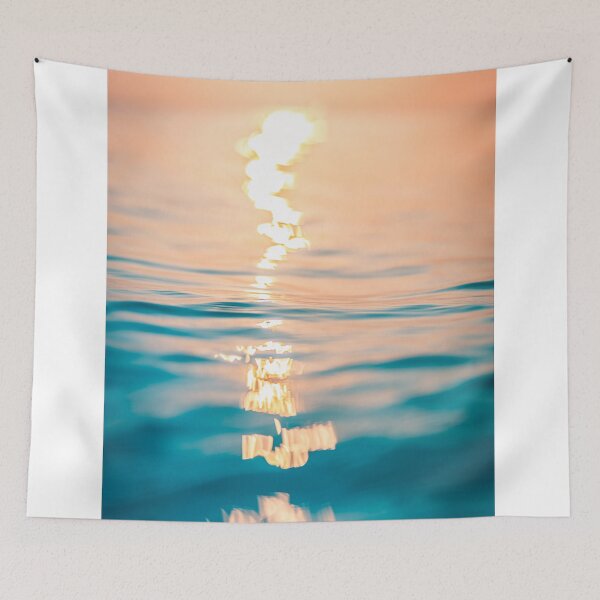 Item preview, Dream Heaven Ocean surface sunset sunrise designed and sold by icemanphotos.