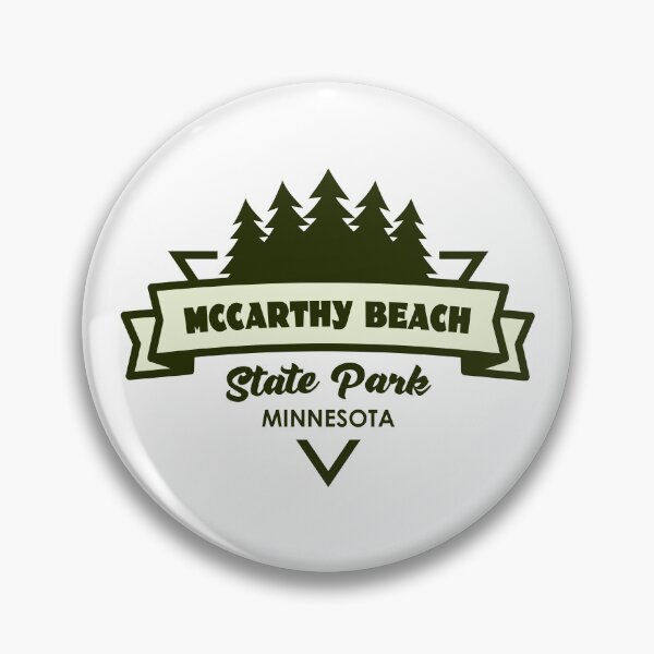 Item preview, McCarthy Beach State Park Minnesota Trees And Ribbon designed and sold by bivenart.