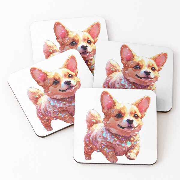 Item preview, Cute glittery corgi  designed and sold by LevCreates.