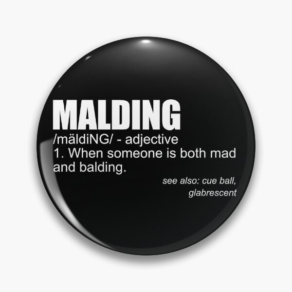 Artikelvorschau, Malding Definition Mad And Balding Funny Bald Balding Gear entworfen und verkauft von DynamicDesign.