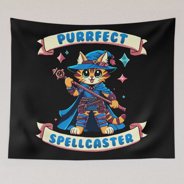 Item preview, purrfect spellcaster designed and sold by muthru bazaar.