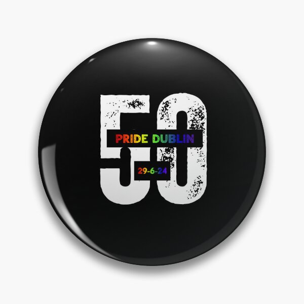 Item preview, 50th Pride Dublin 2024, LGBTQ Pride 2024, Pride 2024 Dublin Ireland, 29-06-24, Unsex tees, pride festival,  designed and sold by PrideBeProud.