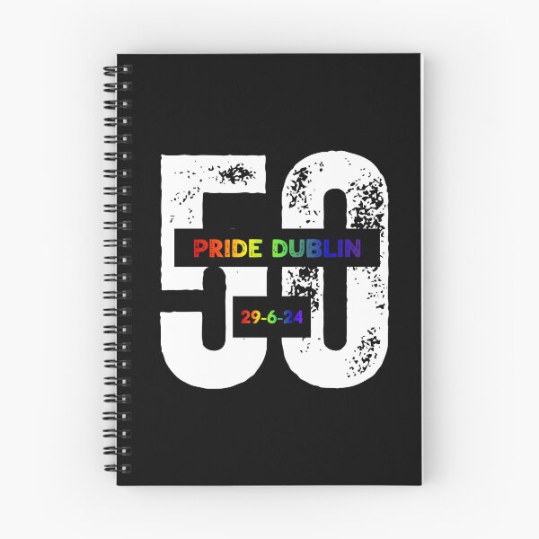Item preview, 50th Pride Dublin 2024, LGBTQ Pride 2024, Pride 2024 Dublin Ireland, 29-06-24, Unsex tees, pride festival,  designed and sold by PrideBeProud.
