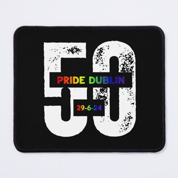 Item preview, 50th Pride Dublin 2024, LGBTQ Pride 2024, Pride 2024 Dublin Ireland, 29-06-24, Unsex tees, pride festival, designed and sold by PrideBeProud.