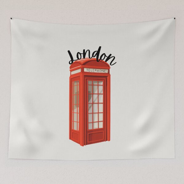 Item preview, London - Red Telephone Booth designed and sold by Neadoodles.