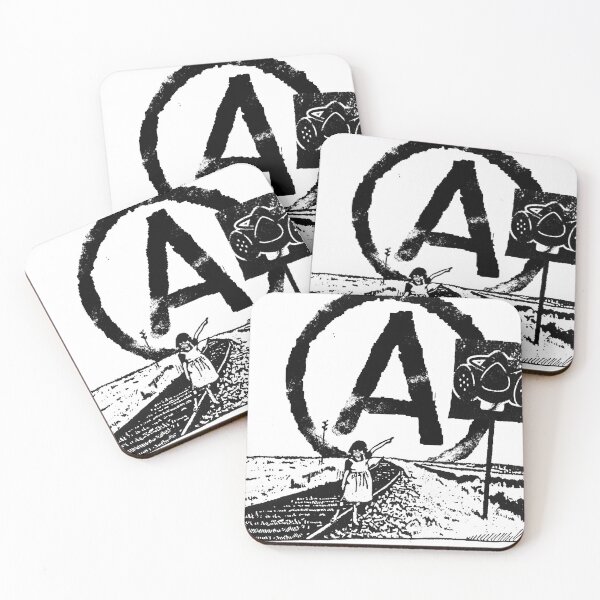 Item preview, Girl Beside Train Tracks Points To Mask designed and sold by ScientiaAcLabor.