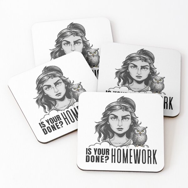 Item preview, Is Your Homework Done? Athena Stare designed and sold by YT-Greek2Me.