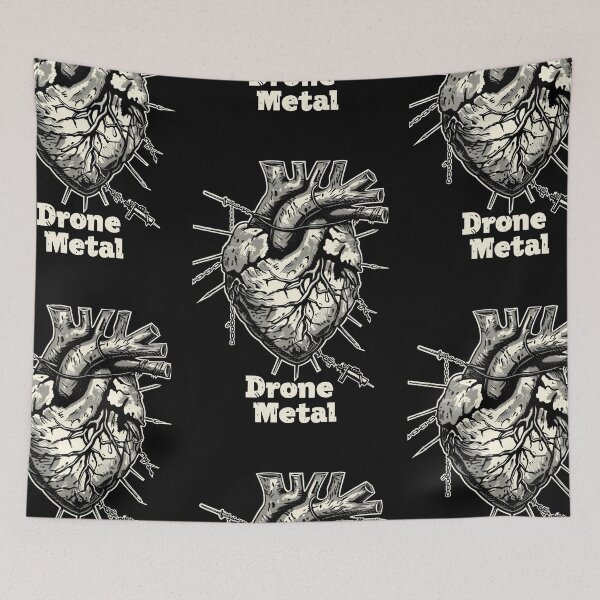 Item preview, Drone Metal Heart Vibes Dark soul in Mind designed and sold by Piotrek0001.