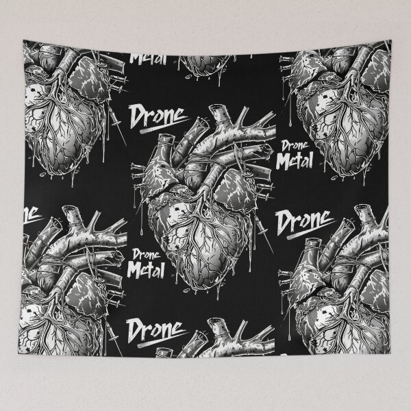 Item preview, Drone Metal Heart Vibes Dark soul in Mind designed and sold by Piotrek0001.
